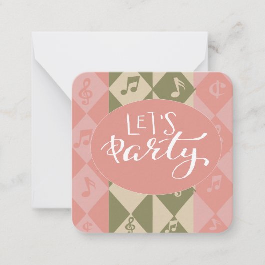 Invitation à une fête (Devant)