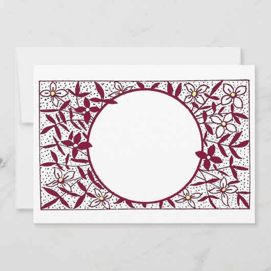 Invitation à une fête (Devant)