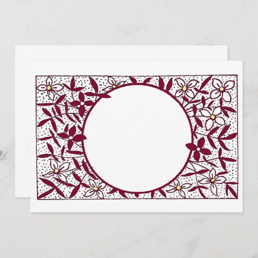 Invitation à une fête (Devant / Derrière)