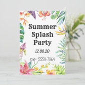 Invitation à une fête (Debout devant)