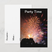 Invitation à une fête (Devant / Derrière)