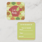 Invitation à une fête (Devant / Derrière)