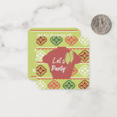 Invitation à une fête (Devant/Arrière en situation)