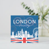 Invitation à une fête à Londres (Debout devant)