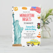 Invitation à une fête à New York (Debout devant)