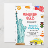 Invitation à une fête à New York (Devant / Derrière)