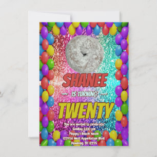 Invitation à une fête amusante de desserts pour go