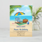 Invitation à une fête au bord de la mer (Debout devant)
