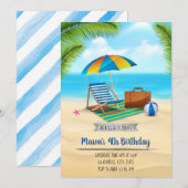 Invitation à une fête au bord de la mer (Devant / Derrière)
