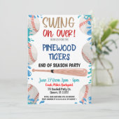 Invitation à une fête au bord de la piscine sur le (Debout devant)