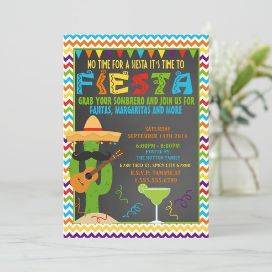 Invitation à une fête au Mexique (Debout devant)