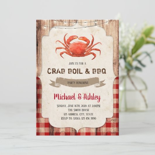 Invitation à une fête aux crabes (Debout devant)