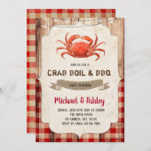 Invitation à une fête aux crabes (Devant / Derrière)