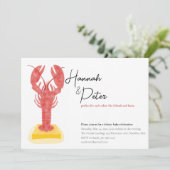 Invitation à une fête aux homards (Debout devant)