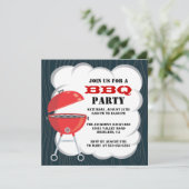 Invitation à une fête BBQ (Debout devant)