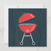 Invitation à une fête BBQ (Dos)