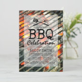 Invitation à une fête BBQ dans le jardin (Debout devant)