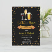 Invitation à une fête bulles et bière (Debout devant)