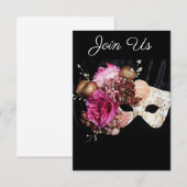 INVITATION À UNE "FÊTE CARNAVALE" (Devant / Derrière)