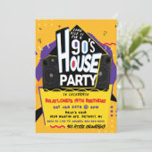 Invitation à une fête chez soi des années 90 (Debout devant)