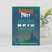 Invitation à une fête costumée pour Halloween (Debout devant)