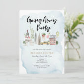 Invitation à une fête d'adieu à New York City (Debout devant)