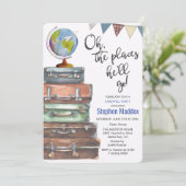 Invitation à une fête d'adieu sur le thème du voya (Debout devant)