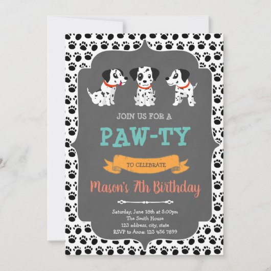 Invitation à une fête dalmate (Devant)