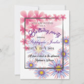 invitation à une fête d'anniversaire (Devant)