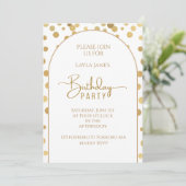 Invitation à une fête d'anniversaire (Debout devant)