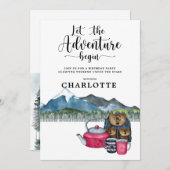 Invitation à une fête d'anniversaire (Devant / Derrière)