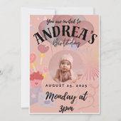 Invitation à une fête d'anniversaire (Devant)