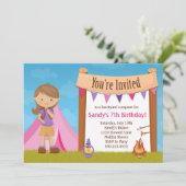 Invitation à une fête d'anniversaire (Debout devant)