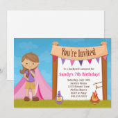 Invitation à une fête d'anniversaire (Devant / Derrière)