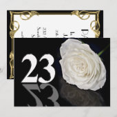Invitation à une fête d'anniversaire 23 ans (Devant / Derrière)