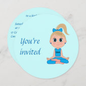 Invitation à une fête d'anniversaire à une fête de (Devant / Derrière)