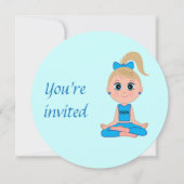 Invitation à une fête d'anniversaire à une fête de (Devant)