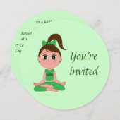 Invitation à une fête d'anniversaire à une fête de (Devant / Derrière)