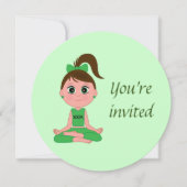Invitation à une fête d'anniversaire à une fête de (Devant)