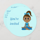 Invitation à une fête d'anniversaire à une fête de (Devant / Derrière)