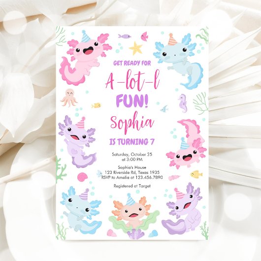 Invitation à une fête d'anniversaire amusante pour