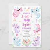 Invitation à une fête d'anniversaire amusante pour (Devant)