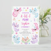 Invitation à une fête d'anniversaire amusante pour (Debout devant)