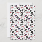 Invitation à une fête d'anniversaire au bowling (Dos)