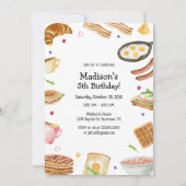 Invitation à une fête d'anniversaire autour de la (Devant)