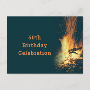 Invitation à une fête d'anniversaire autour d'un f
