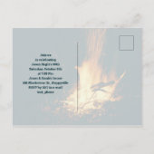 Invitation à une fête d'anniversaire autour d'un f (Dos)