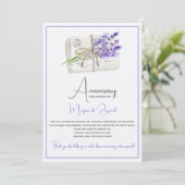 Invitation à une fête d'anniversaire avec cartes-c (Debout devant)