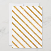 Invitation à une fête d'anniversaire avec confetti (Dos)