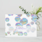 Invitation à une fête d'anniversaire avec des bull (Debout devant)